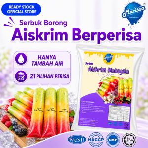Serbuk AISKRIM MALAYSIA Borong Berperisa HALAL Hanya Tambah Air Instant Ice Cream Powder Marissa READY STOCK