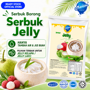 Serbuk JELI Borong Buah Buahan HALAL Hanya Tambah Air Instant Fruit Jelly Powder Pudding Marissa READY STOCK