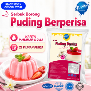 Serbuk PUDING Borong HALAL Berperisa Hanya Tambah Air Instant Pudding Powder Marissa READY STOCK