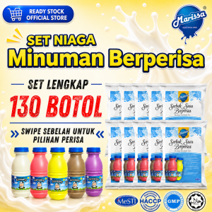 Set Serbuk NIAGA Minuman Berkrim Berperisa HALAL Instant Powder Creamy Drink Marissa READY STOCK (180ml@500ml))