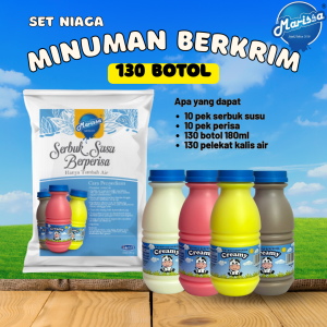 Set Niaga Minuman Berkrim Berperisa Marissa (180ml)