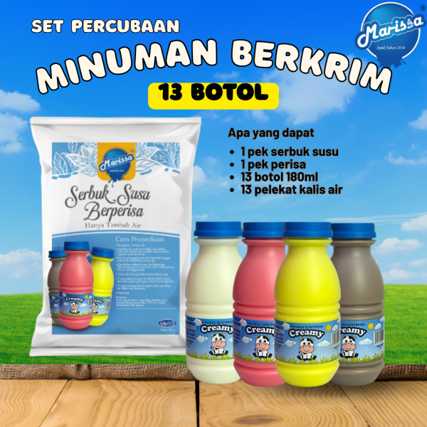 Set Niaga Minuman Berkrim Berperisa Marissa (180ml) - Image 2