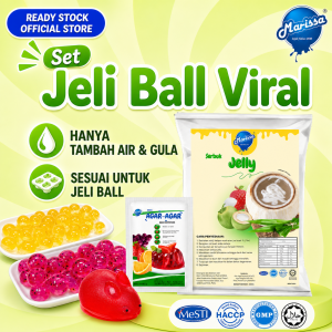 Set JELI BALL ARNAB DINASOR Viral HALAL Instant Jelly Ball Powder Marissa READY STOCK