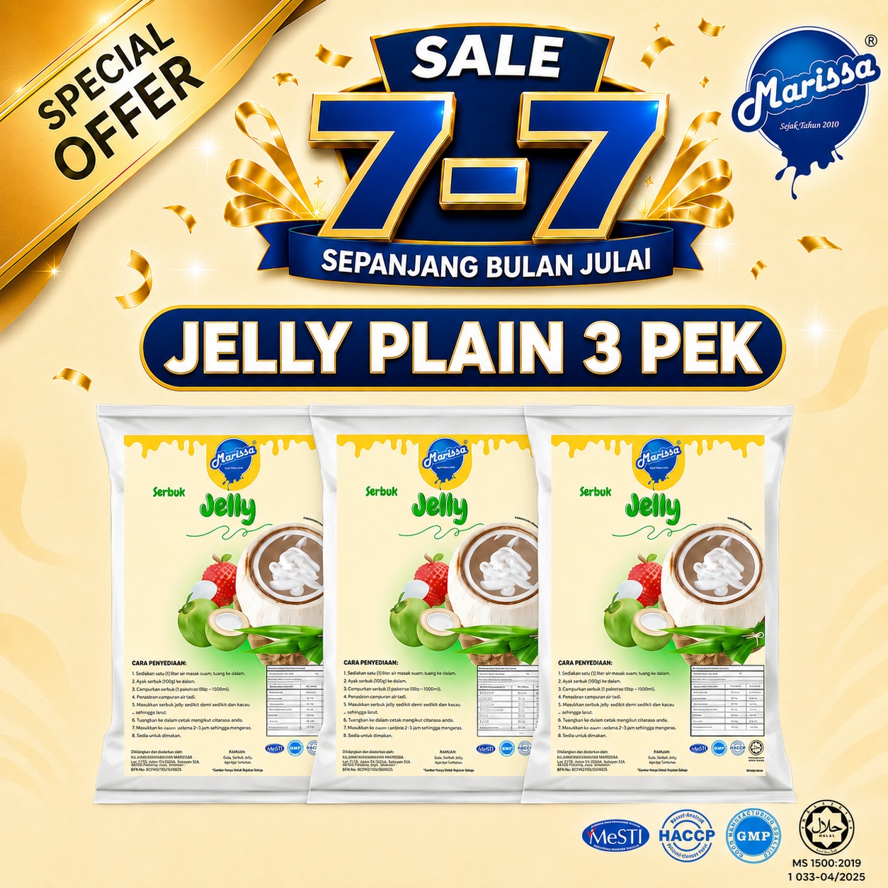 KOMBO 7.7 Marissa Dadih Puding Aiskrim Jelly Berperisa HALAL READY STOCK - Image 6